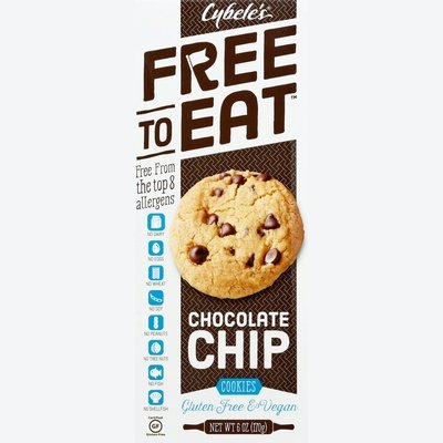 Cybeles Free Vegan Cookies Choc Chip 6/6 OZ [UNFI #80968]