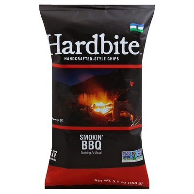Hardbite Potato Chips Smokin Barbeque 6/5.2 Oz [UNFI #50277]