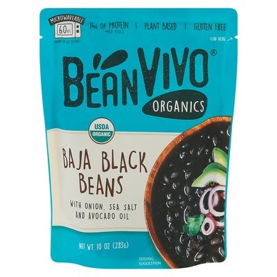 OG2 Beanvivo Baja Black Beans 6/10 OZ [UNFI #34004]