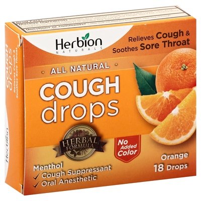H.N Cough Drops Orange 18 CT [UNFI #76516]