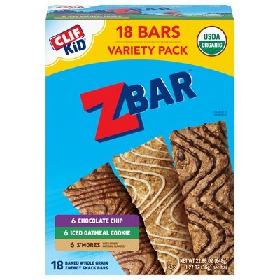 Clif Kid Zbar Zbar Variety Pack,3 Flavors 4/22.86 Oz [UNFI #66038]