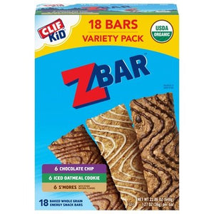 Clif Kid Zbar Zbar Variety Pack,3 Flavors 4/22.86 Oz [UNFI #66038]