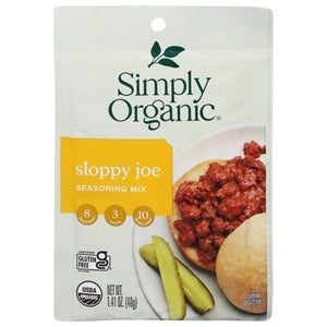 OG2 Simply Org Sloppy Joe Seasn 12/1.41 OZ [UNFI #53474]