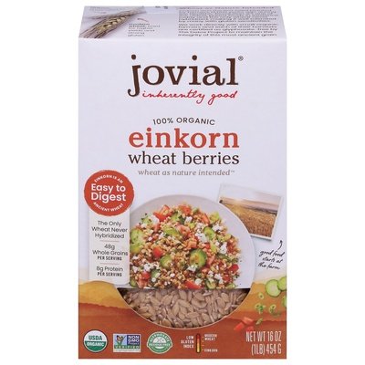 OG1 Jovial Einkorn Wheat Berries 12/16 OZ [UNFI #31224]