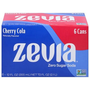 Zevia Cherry Cola 4/6/12 Oz [UNFI #08399]