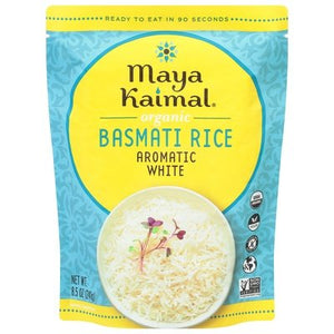 OG2 Maya Kaimal Basmati Rice Aromatic White 6/8.5 OZ [UNFI #39040]