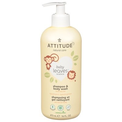 Attitude Baby Wash, 2In1, Pear Nectar 16 Oz [UNFI #65460]