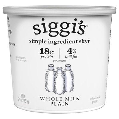 Siggis Wm Skyr Yog Plain 6/24 OZ [UNFI #30813]