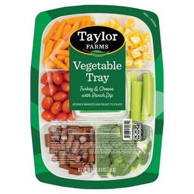 TF,TRAY W/TURKEY & CHEESE 3/38OZ [Charlies #016-02601]