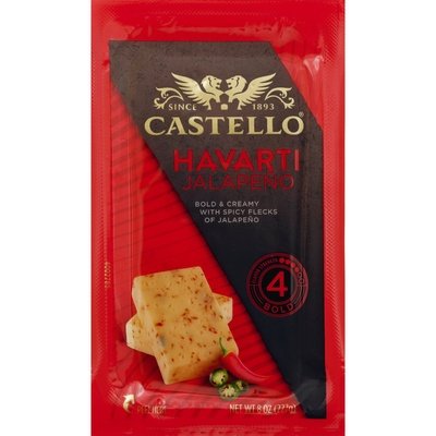 Castello Havarti W Jalapeno P C 12/8 Oz [Peterson #16262]