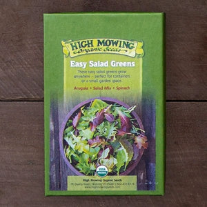 Seeds Easy Salad Greens Collection [HIGH MOWING #HCSG.1] T