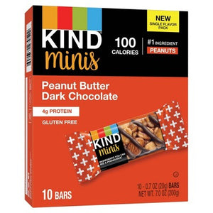 Kind Minis Peanut Butter Dark Choc Bar 8/10/.7 Oz [UNFI #40800]