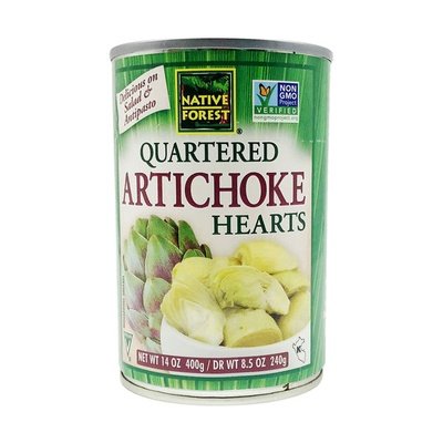 Native Forest Artichoke Hearts Qrtd 6/14 OZ [UNFI #36209]