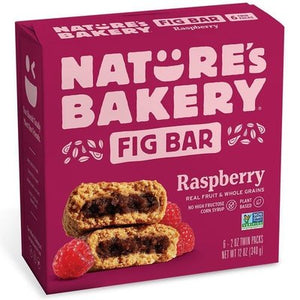 Natures Bakery Fig Bar Raspberry 6/6/2 OZ [UNFI #83500]