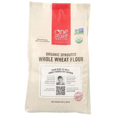 OG2 One Degree Sproutd Whole Wheat Flour 4/80 OZ [UNFI #25673]