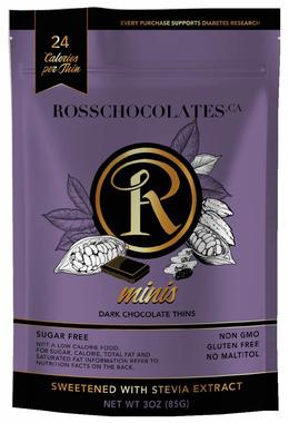 Ross Chocolates Dark,Thins 12/3 Oz   [UNFI #41306]