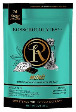 Ross Chocolates Dark,Seasalt 12/3 Oz   [UNFI #41313]