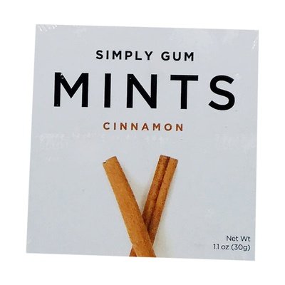 Simply Gum Cinnamn Mints 6/30 CT [UNFI #20370]