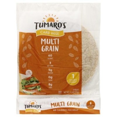 Tumaro Multi Grain Wraps 6/8 CT [UNFI #14829]