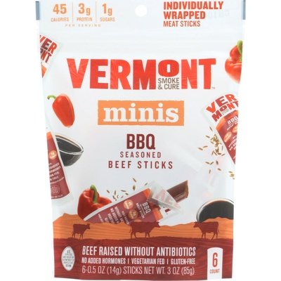 Vermont Smoke & Cure Bbq Bf Sticks .5 8/6/.5 OZ [UNFI #12679]