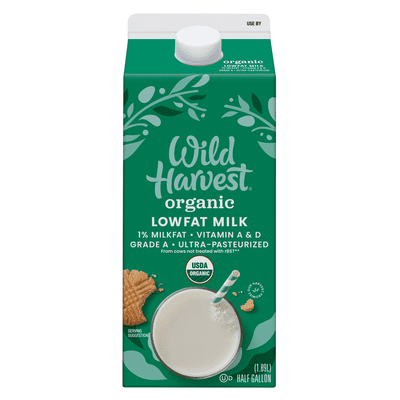 Wild Harvest Low Fat Ultra Pasturized Milk 6/64 Oz [UNFI #34372]