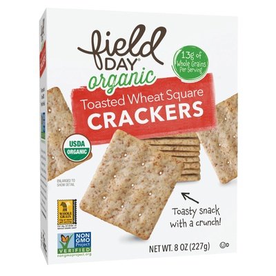 OG2 Field Day Crackers Toasted Wheat Sqr 12/7 OZ [UNFI #67965]