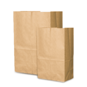  Provisions Co-op Wholesale  #4 Grocery Bag 30# KRAFT 100% PCW 5X3-1/8X9-3/4 500/Bale [DU18404] #