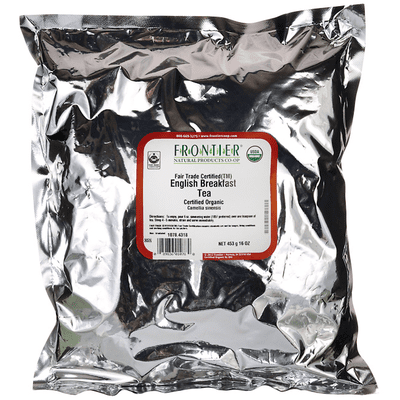  Provisions Co-op Wholesale  Frontier Nat Prod Co-Op English Breakfast Tea 1 Lb [UNFI #3617] #